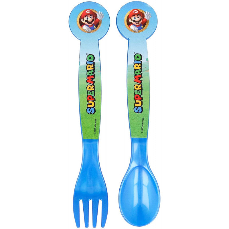 Set of 2 Super Mario Bros. Cutlery