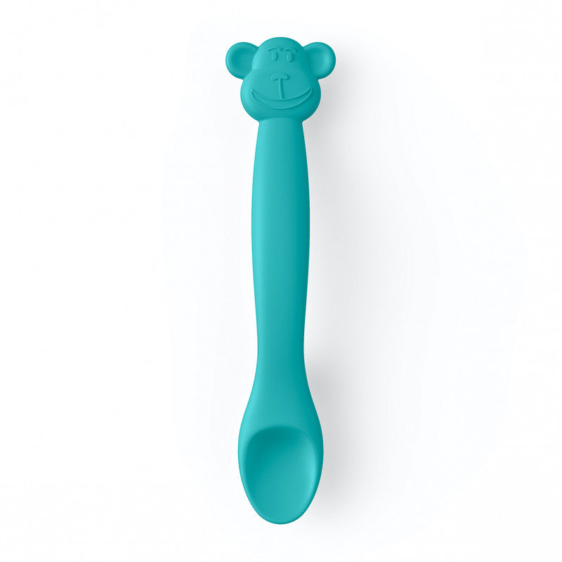 Silicone Spoon for Babies +4 Months - Green