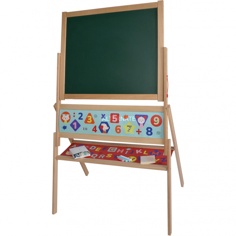 Wooden Magnetic Easel Whiteboard