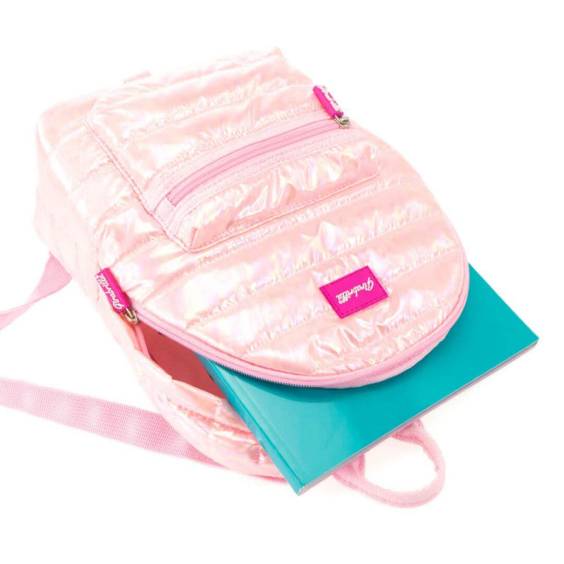 Girabrilla - Casual Puffer Backpack - Pink