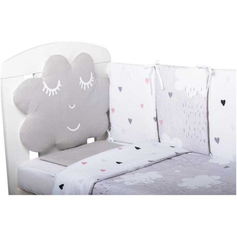 Sleepy Cloud Cot Bedding Set - 10 pieces