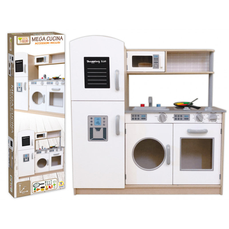 Mega Wooden Kitchen with Accessories