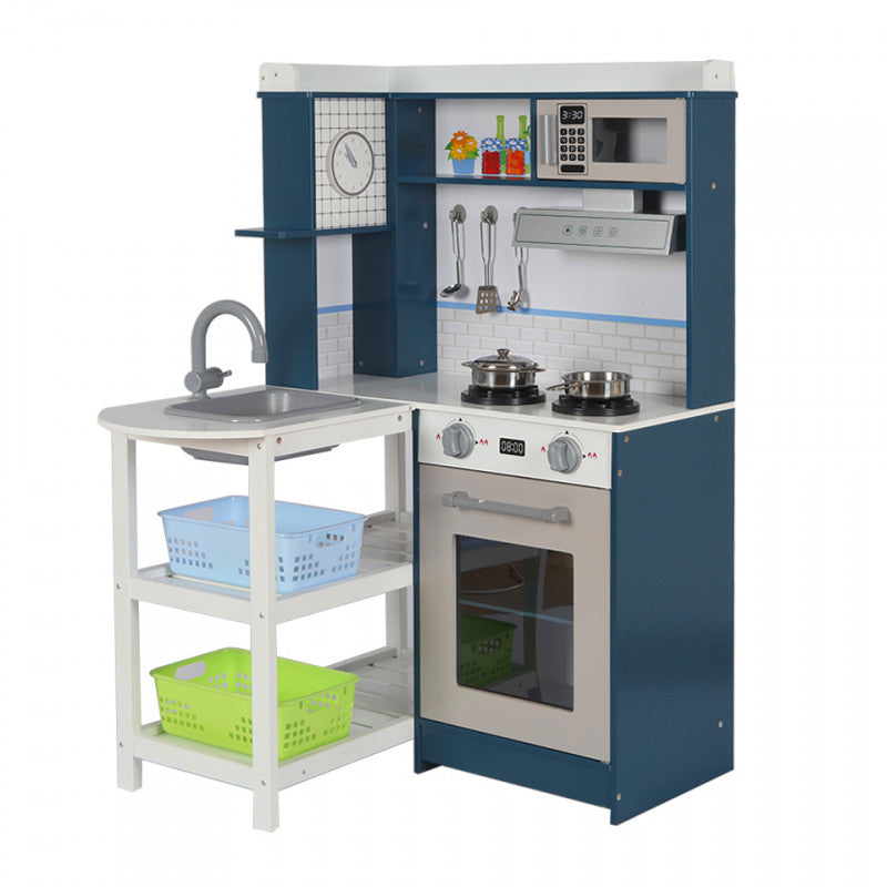 Corner Kitchen with Appliances and Accessories