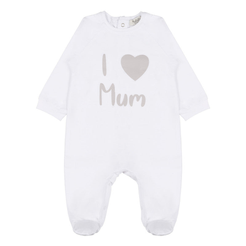 Grey 6 Months Bodysuit with Writing
