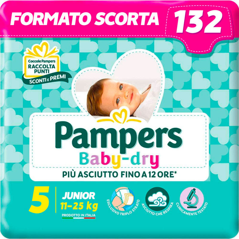 Pampers Baby Dry Hexapack - Size 5