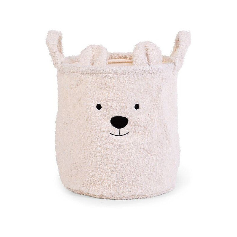 Set di 3 Cesti Portaoggetti Teddy White - 4