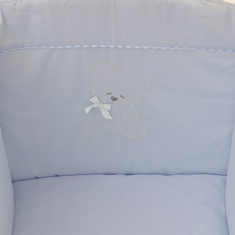 Completo Piumone e Paracolpi Coccolo Nanan Azzurro