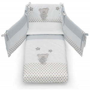 Babybett Contact Art + Textilien-Set - 4