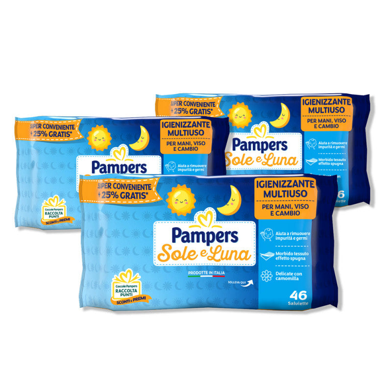 Pampers - 3 Wipes Sun and Moon